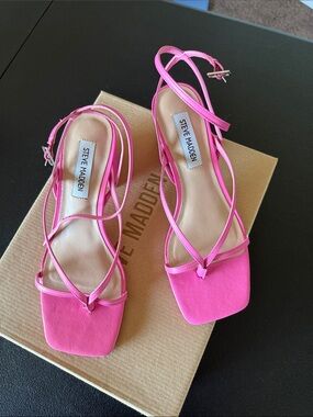 Steve Madden Alaina Strappy Sandal - Pink